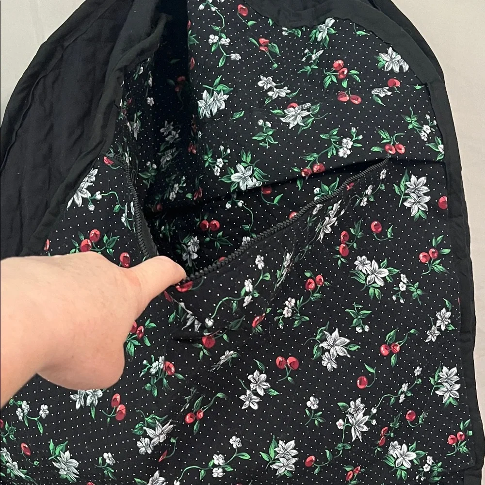 Floral Quilted Garment Bag